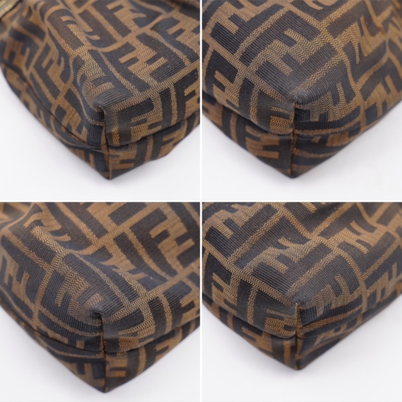❌️❌️SOLD ❌️❌️AI32❤️ FENDI Zucca Chef Hobo Tobacco Bag - Picture 12 of 14